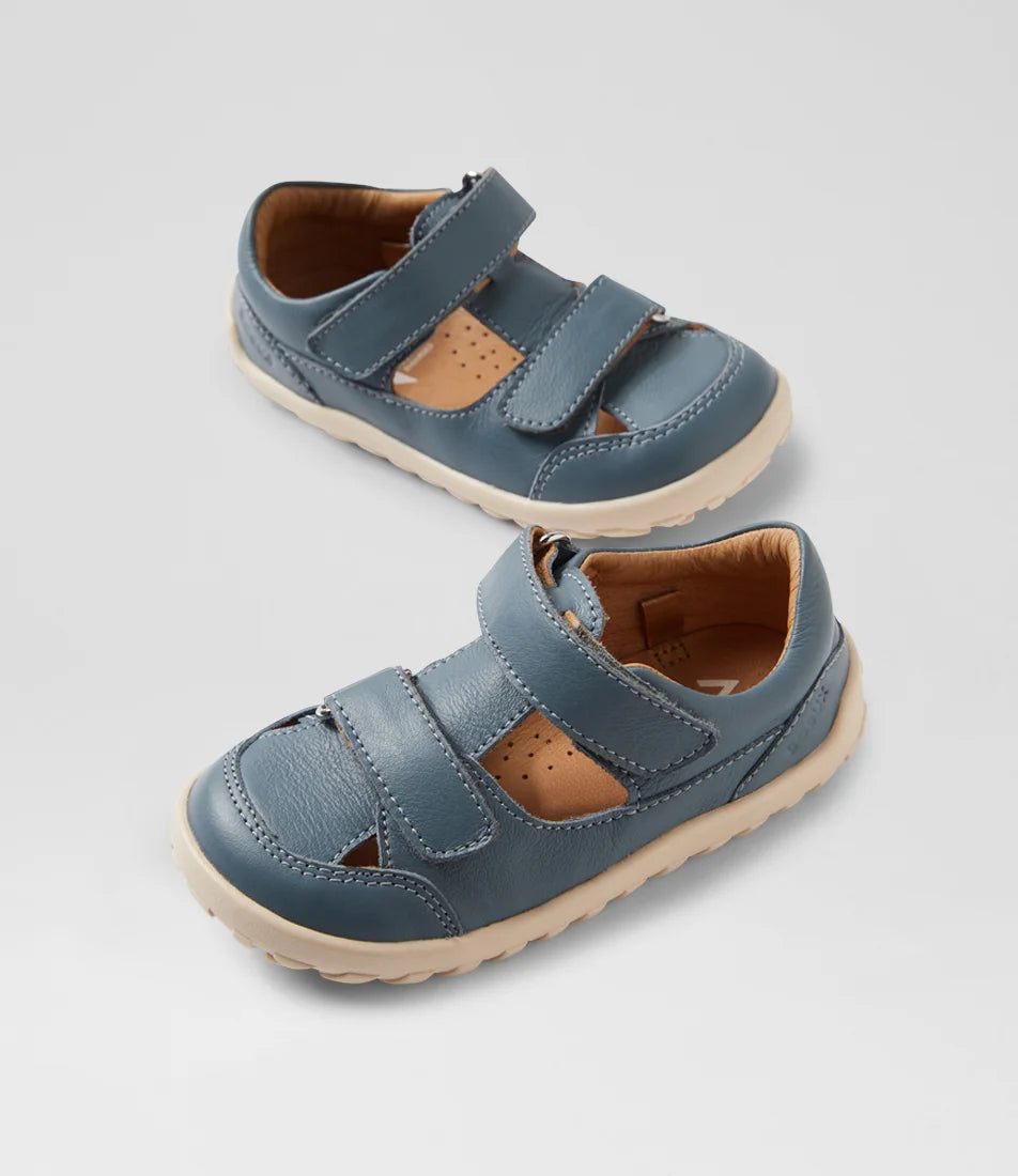 Bobux Step Up Troop Leather Sandal - Stormy Weather