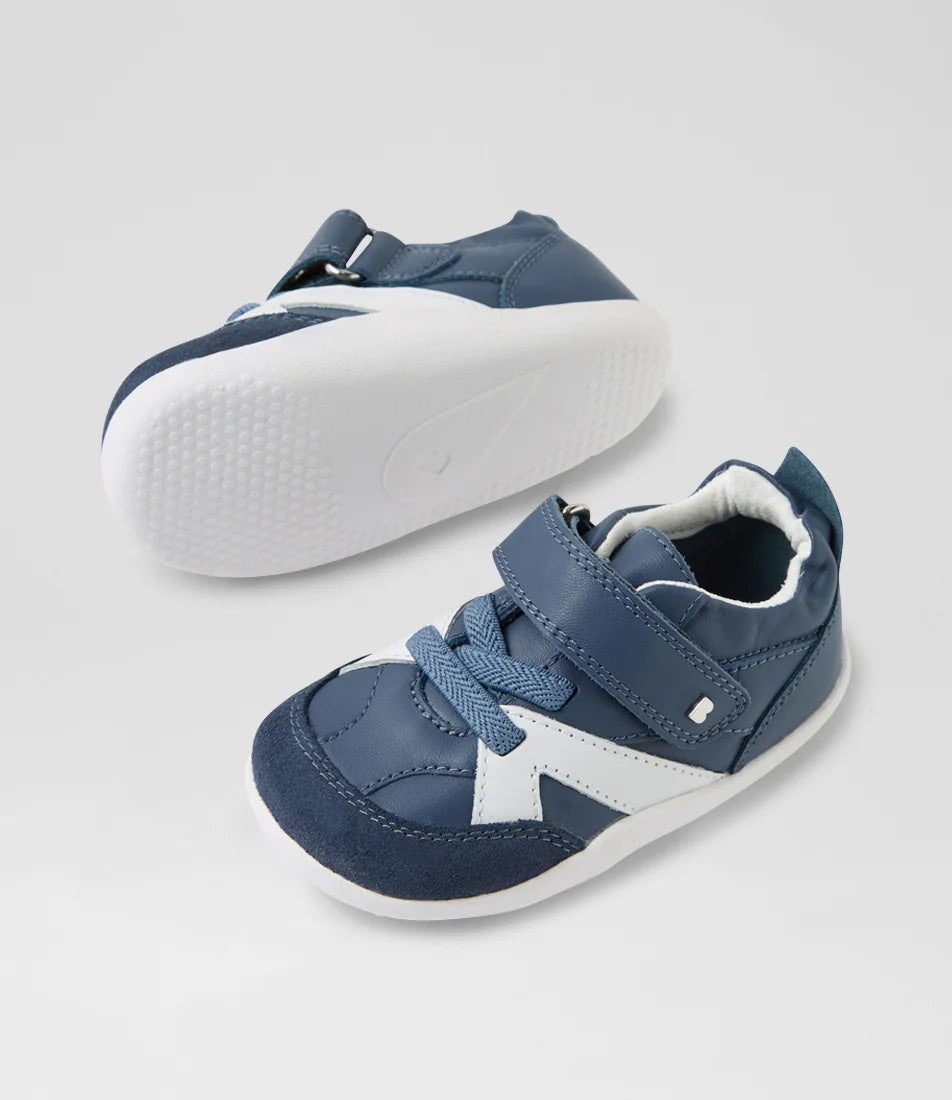 Bobux Xplorer Chase Leather Shoe - Vintage Indigo