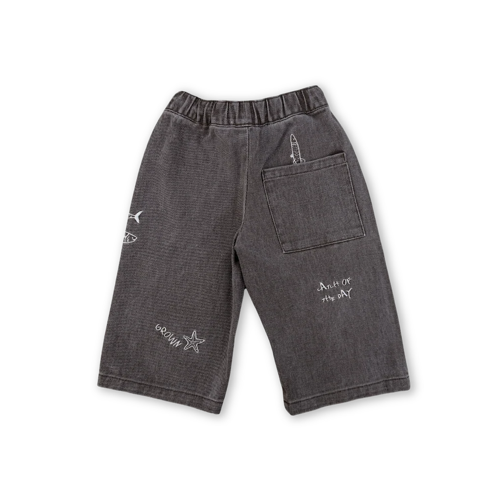 Grown Fishy Business Denim Jeans - Ash