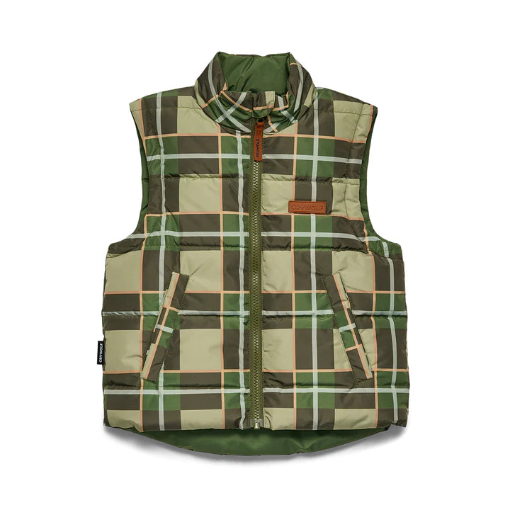 Crywolf Reversible Eco-Vest - Field Plaid