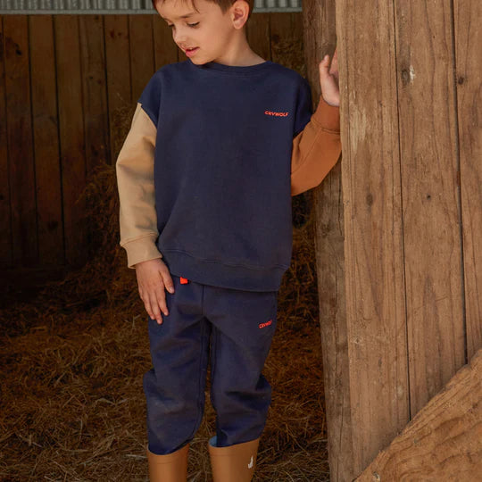 Crywolf Chill Track Pant Indigo