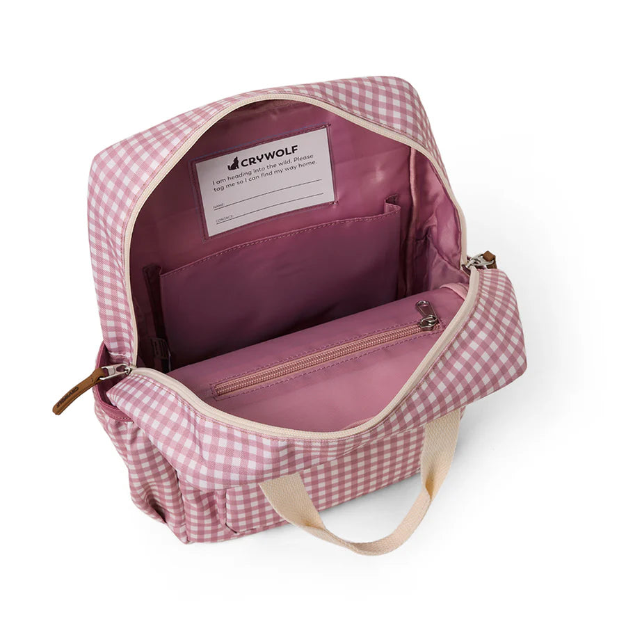 Crywolf Mini Backpack - Gingham