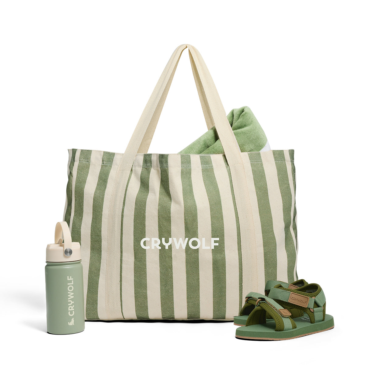 Crywolf Stripe Tote Bag