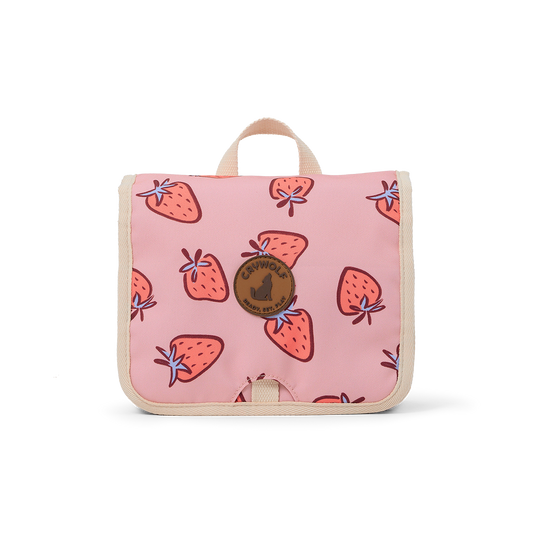 Crywolf Hanging Toiletry Bag Strawberry Splash