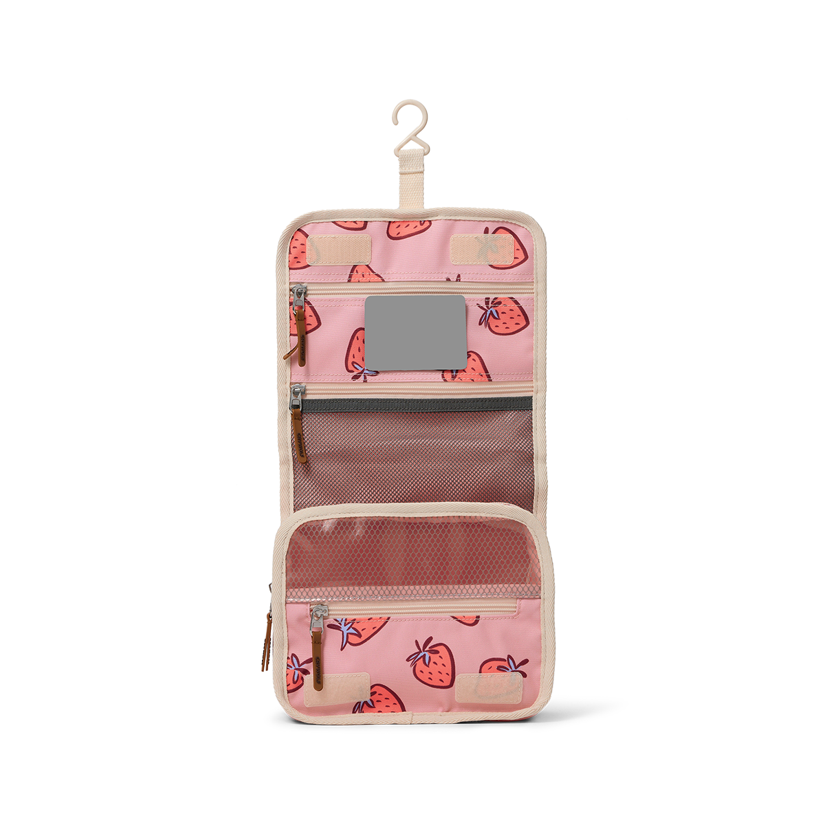 Crywolf Hanging Toiletry Bag Strawberry Splash