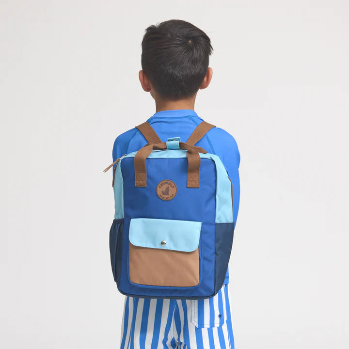Crywolf Mini Backpack Deep Sea Colourblock