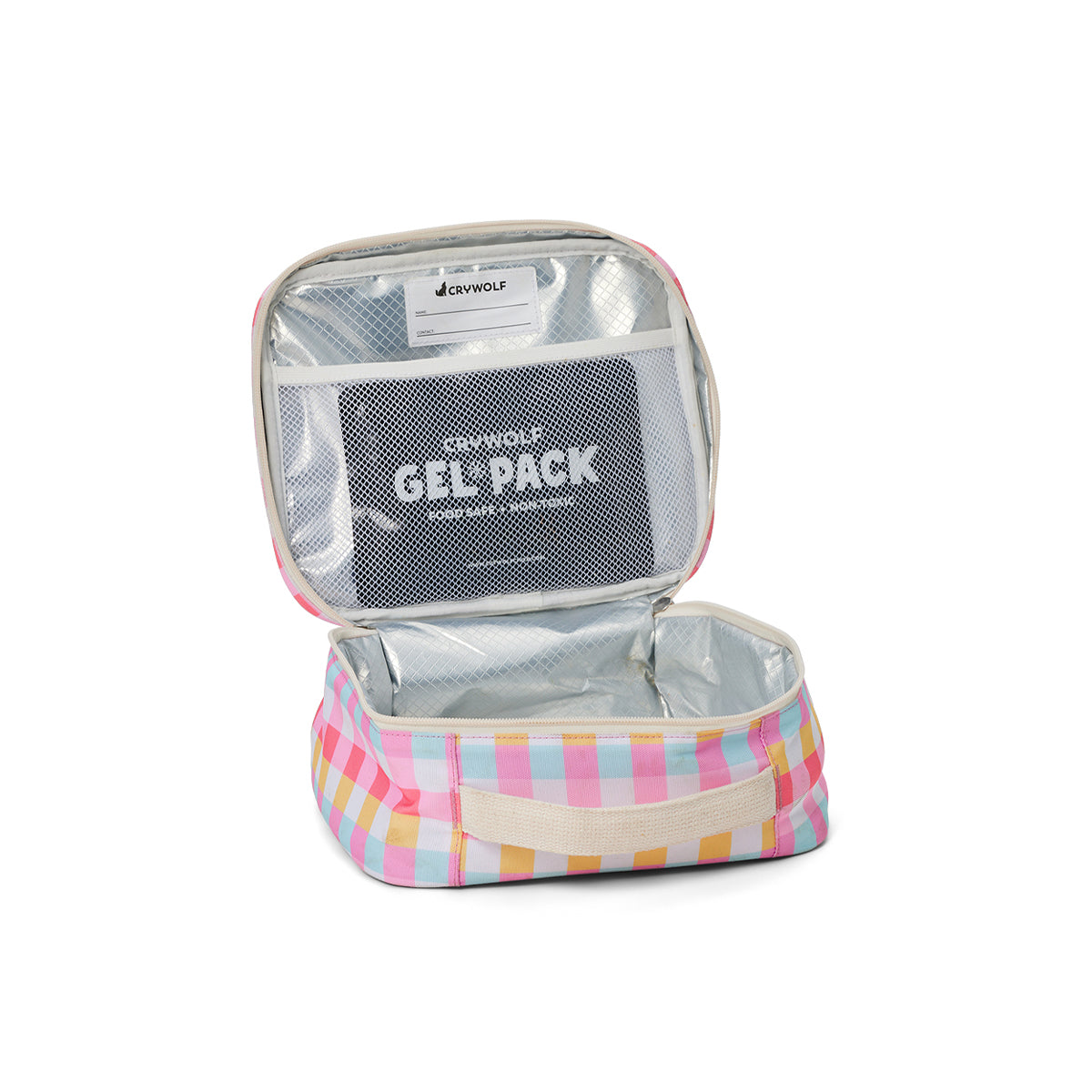 Crywolf Everyday Lunch Bag - Pop Gingham