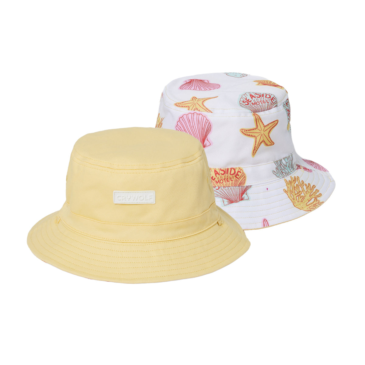Crywolf Reversible Bucket Hat - Shell