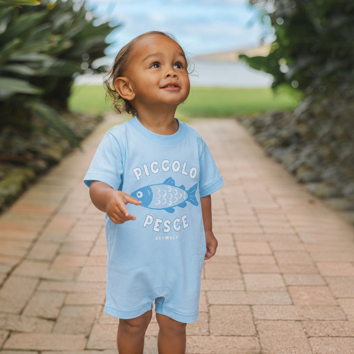 Crywolf Sun Smart Romper - Little Fish