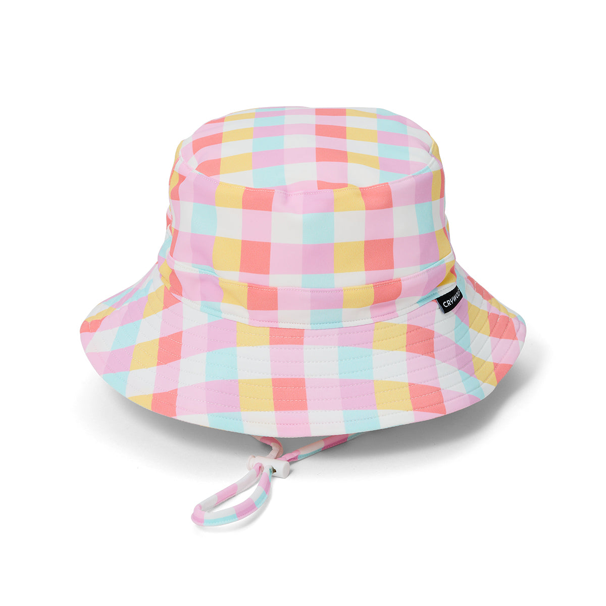 Crywolf Swim Bucket Hat - Pop Gingham