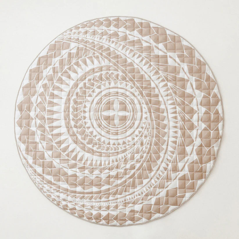 Bo & Ko - Polynesian Inspired Playmat - Tan