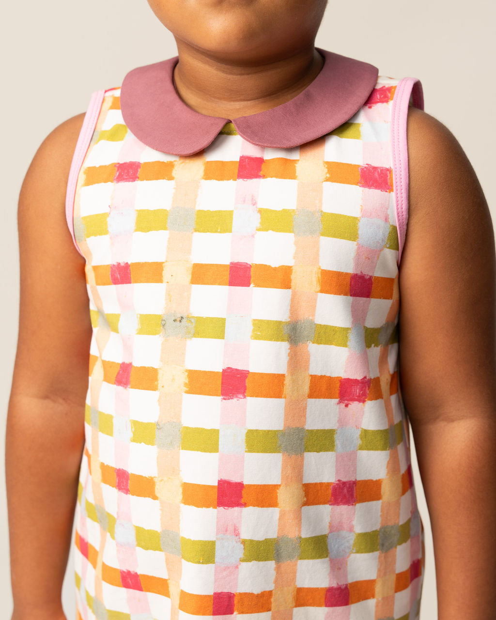 Das Ist Maurice A-Line Dress - Pastel Gingham