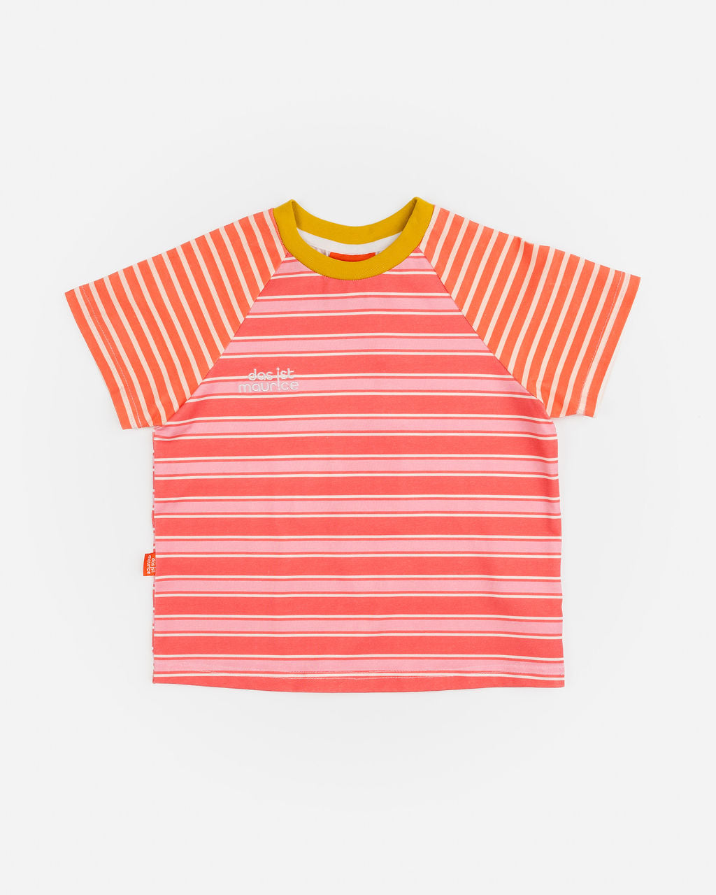 Das Ist Maurice Raglan T-Shirt - Coral