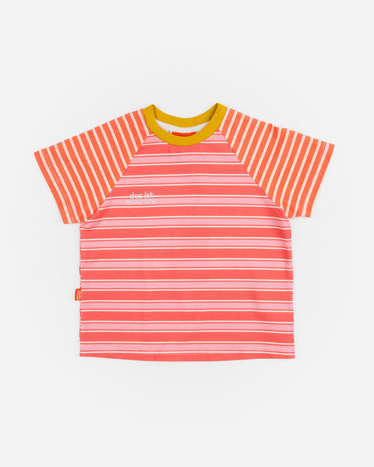 Das Ist Maurice Raglan T-Shirt - Coral