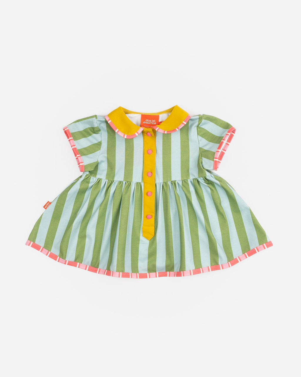 Das Ist Maurice Button Dress - Minty