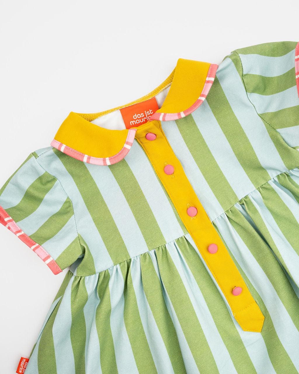 Das Ist Maurice Button Dress - Minty
