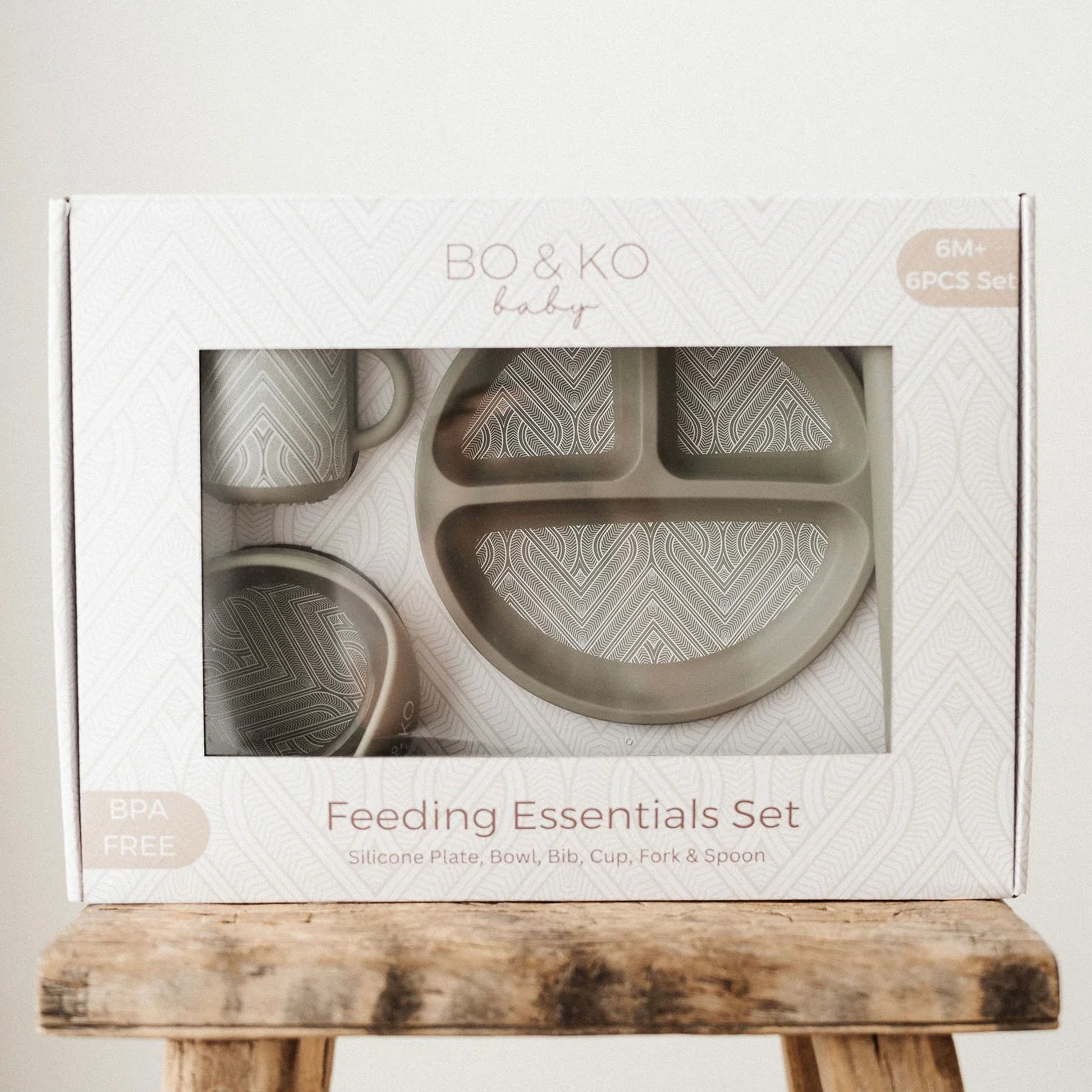 Bo & Ko - Feeding Essentials Set - Khaki
