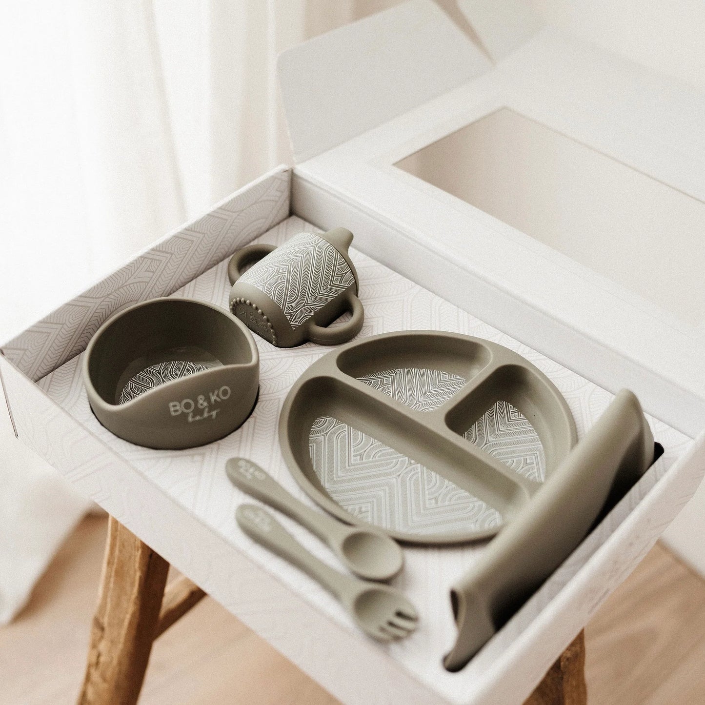 Bo & Ko - Feeding Essentials Set - Khaki