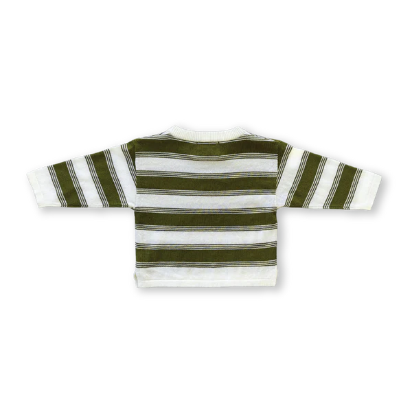 Grown - Organic 7-Stripe Long Sleeve Tee - Herb