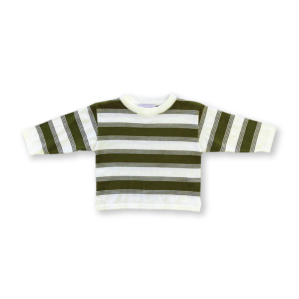 Grown - Organic 7-Stripe Long Sleeve Tee - Herb