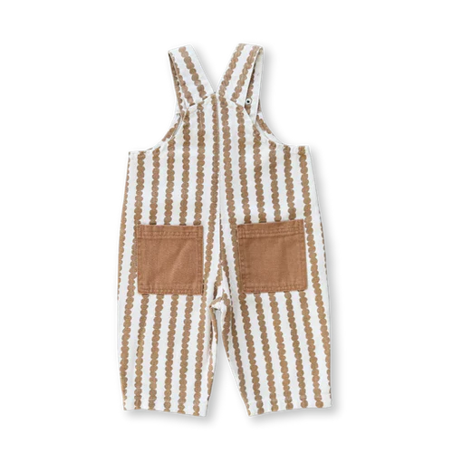 Grown - Everyday Organic Overalls Stacked Pebble