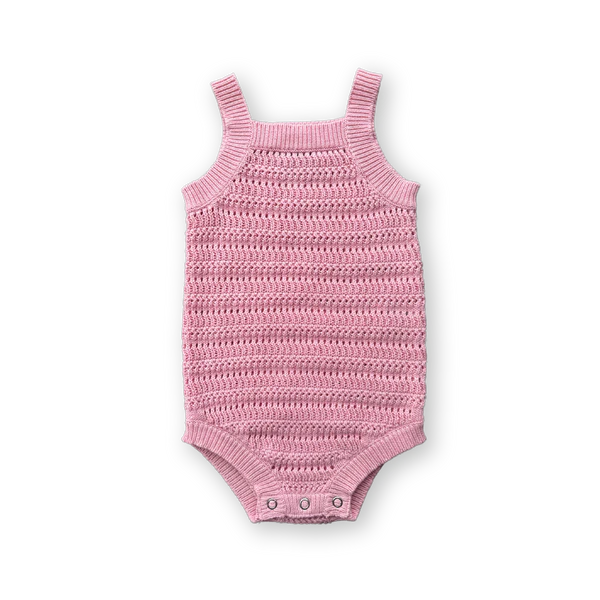 Grown - Knitted Organic Singletsuit Blossom