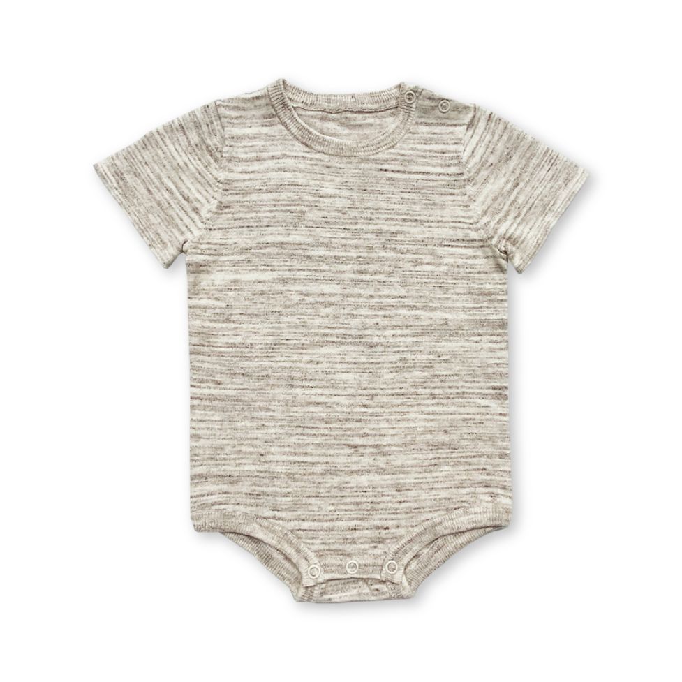 Grown Knitted Tee Bodysuit - Wheat - Size 00