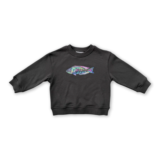 Grown Parrot Fish Jumper - Ash