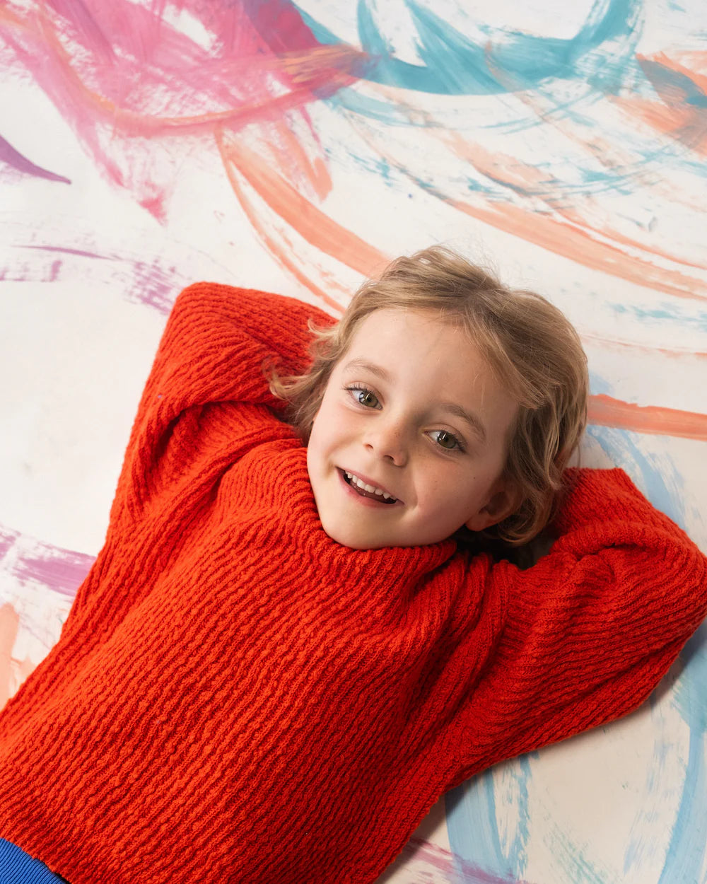 Grown Organic Textured Knit Pull Over - Sauce