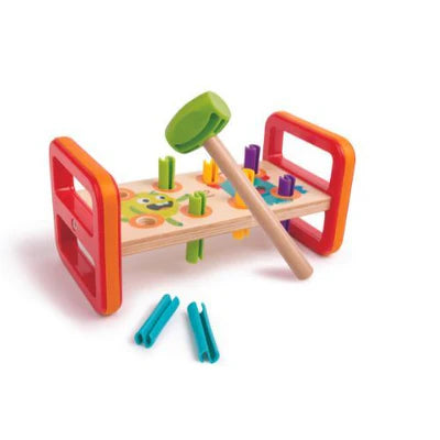 Hape Play Essentials Monster Match n Smash Hammer Bench