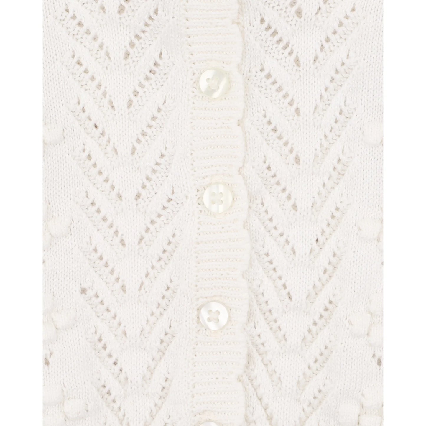 Bebe Organic Cloud Pointelle Cardigan