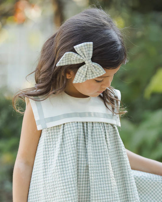 Noralee Daisy Dress - Eucalyptus Check