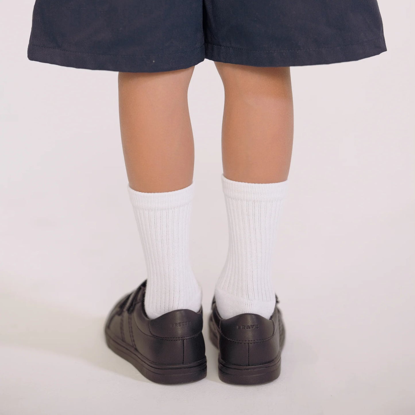 Pretty Brave Atlas Black School Shoe