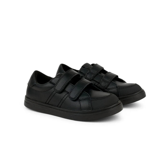 Pretty Brave Atlas Black School Shoe