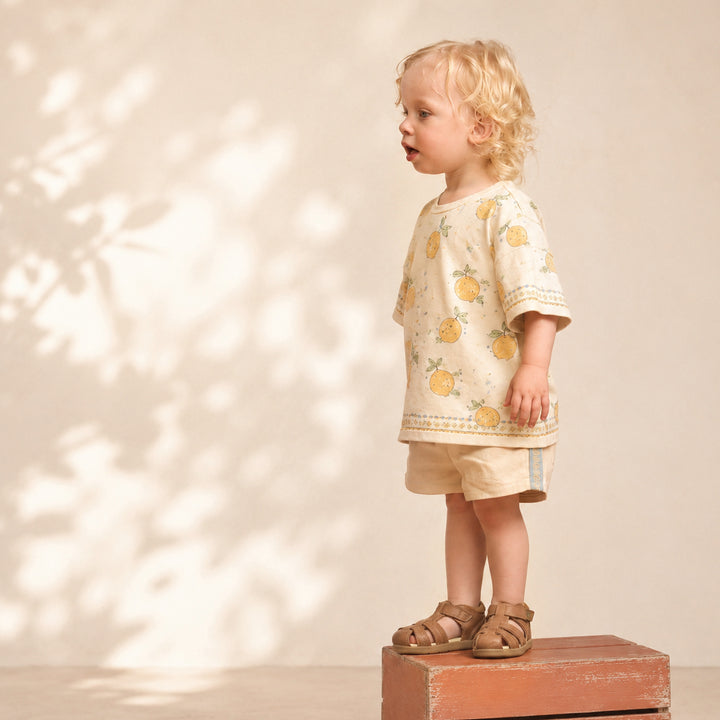 Pretty Brave Theo Caramel Sandal