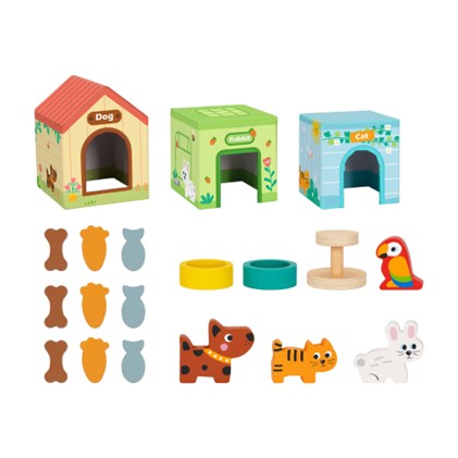 Hi Pando Pet Home Play Set