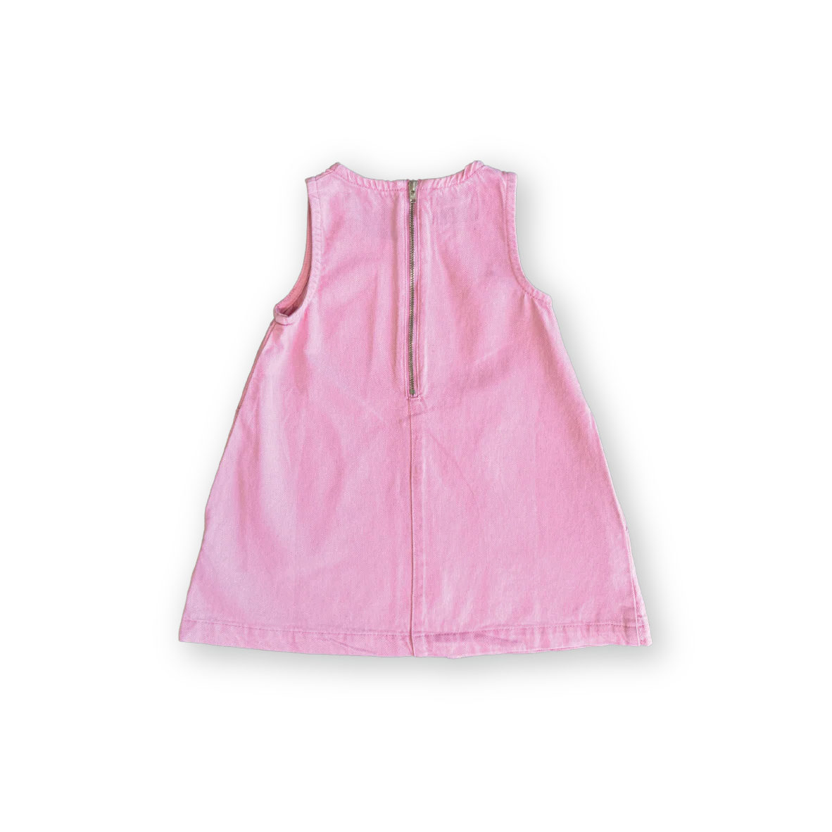 Grown - Shift Denim Dress - Candy Pink