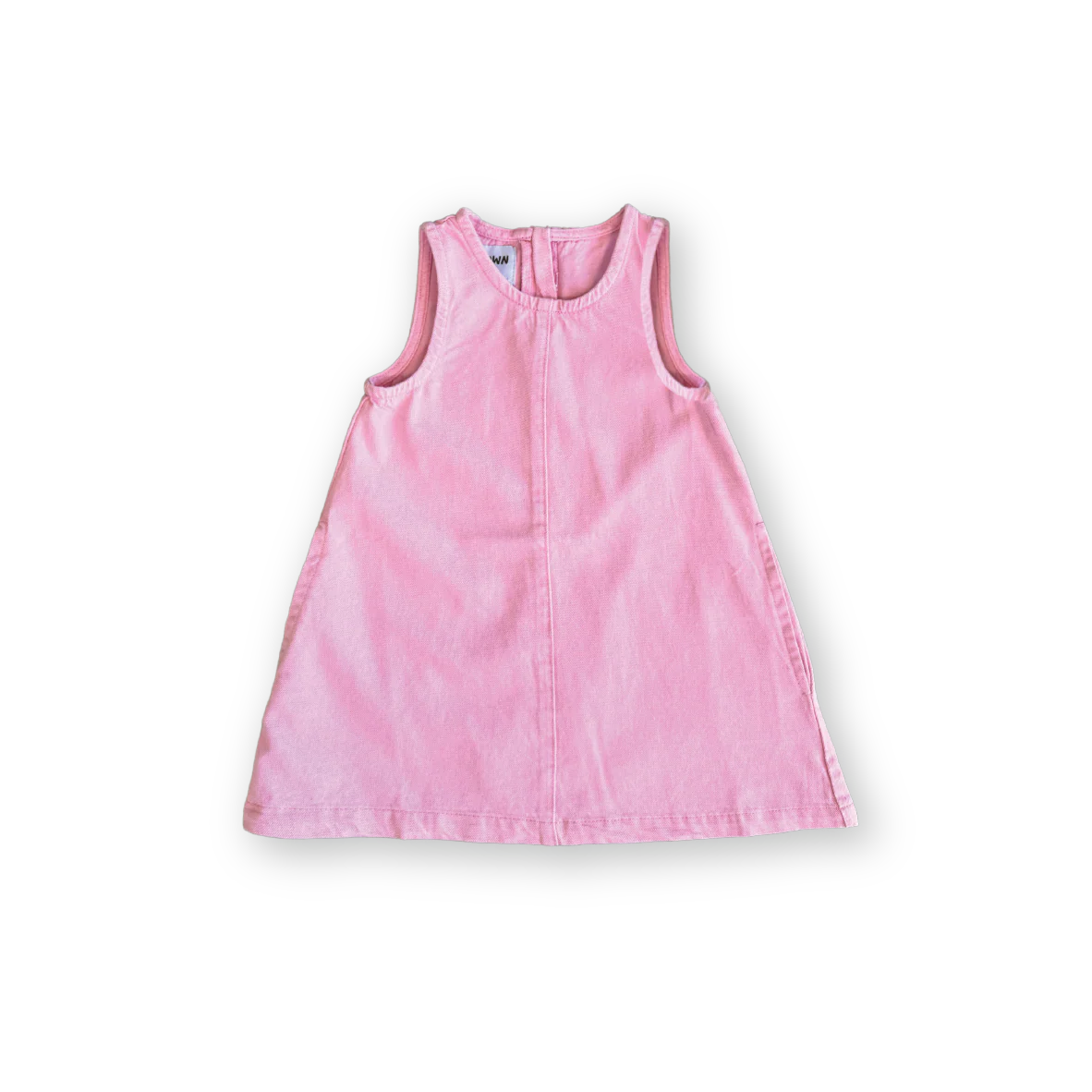 Grown - Shift Denim Dress - Candy Pink