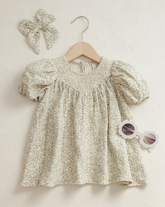 Quincy Mae - Carina Dress Green Garden
