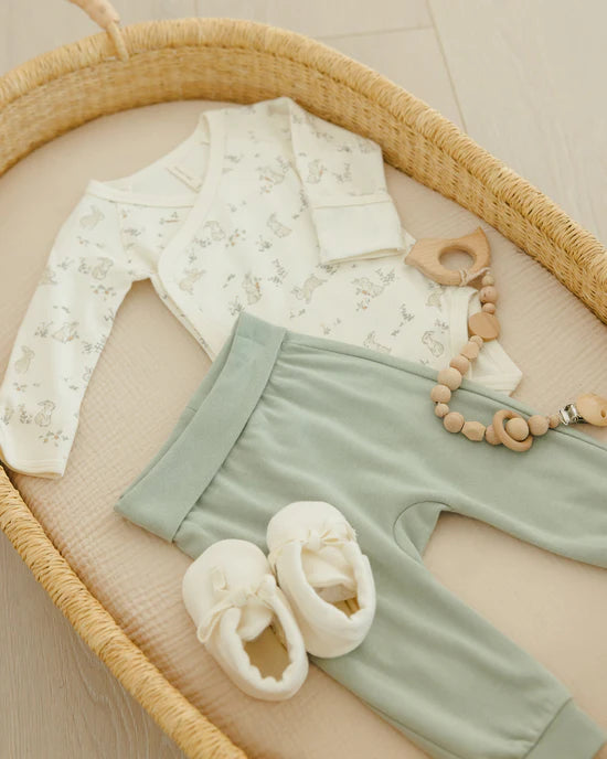 Quincy Mae - Baby Pant Sage