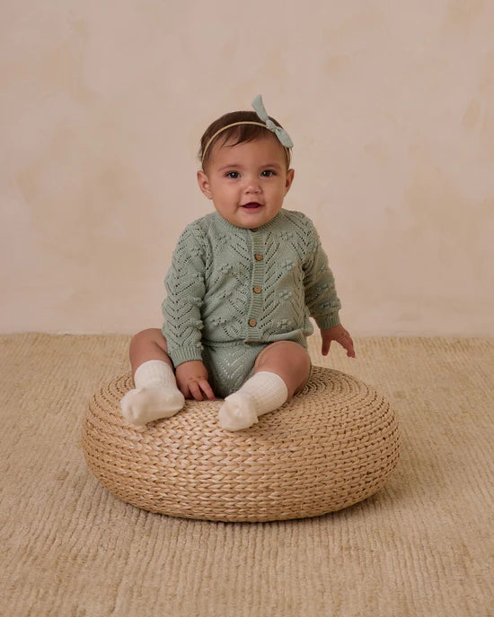 Quincy Mae - Knit Cardigan Sage