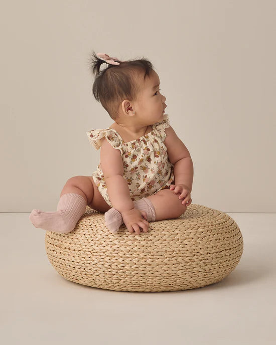 Quincy Mae Bonnie Romper - Bloom