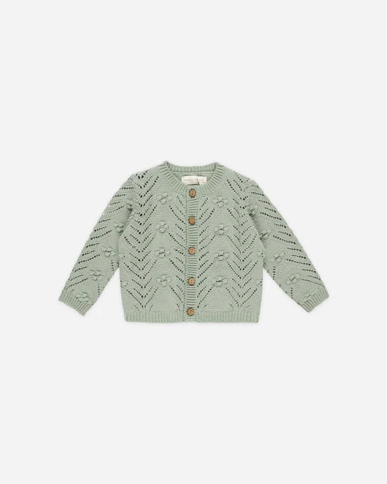Quincy Mae - Knit Cardigan Sage