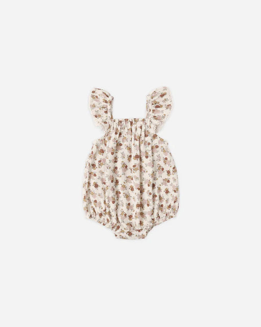 Quincy Mae Bonnie Romper - Bloom