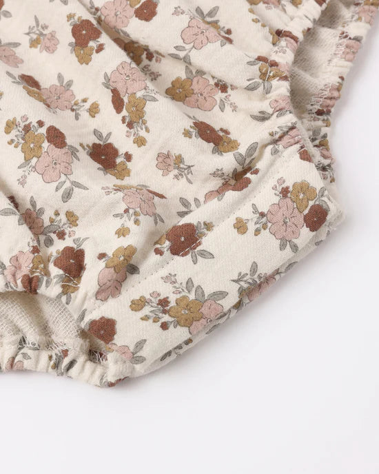 Quincy Mae Bonnie Romper - Bloom