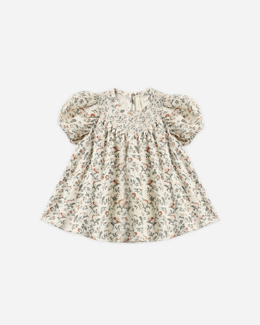 Quincy Mae Carina Dress - Holiday Floral