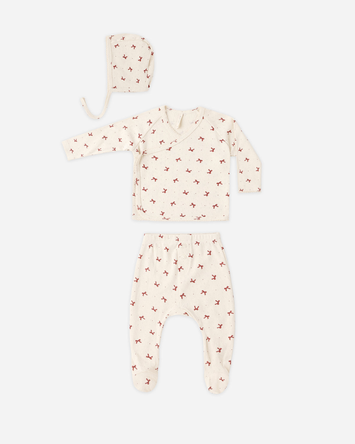 Quincy Mae Take Home Set - Red Bows