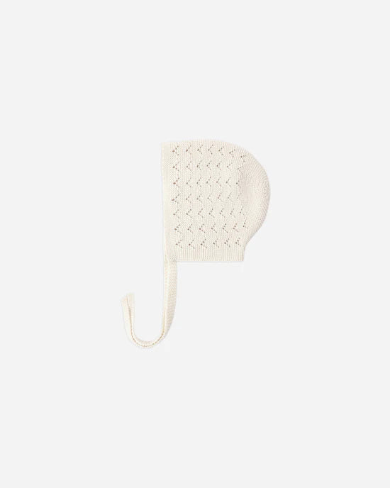 Quincy Mae Knit Bonnet - Natural