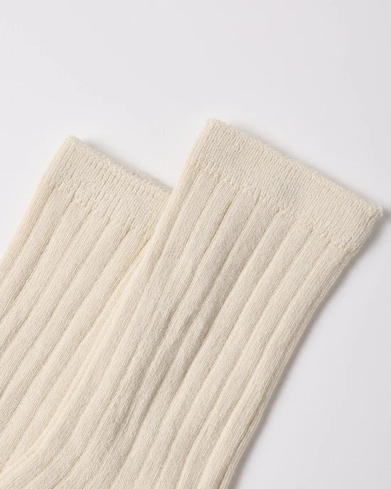 Quincy Mae Sock Set - Natural, Dusty Rose