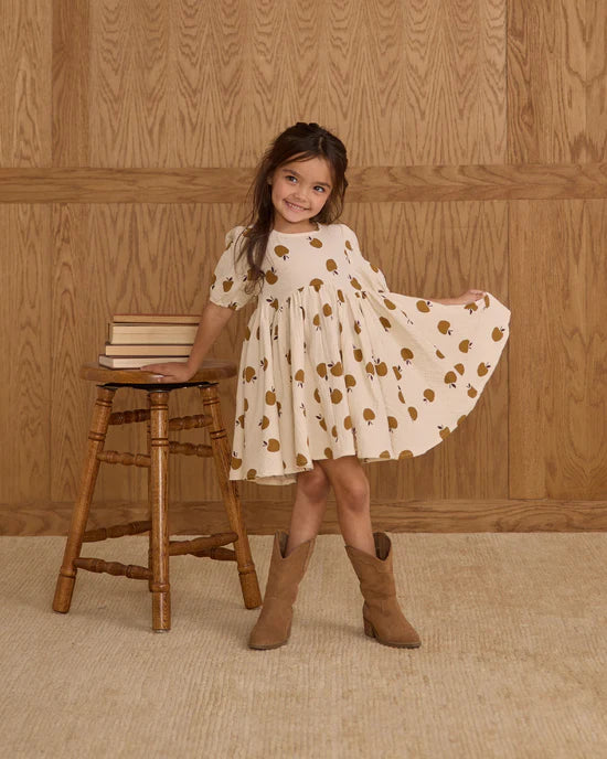 Rylee + Cru Rose Dress - Golden Apples